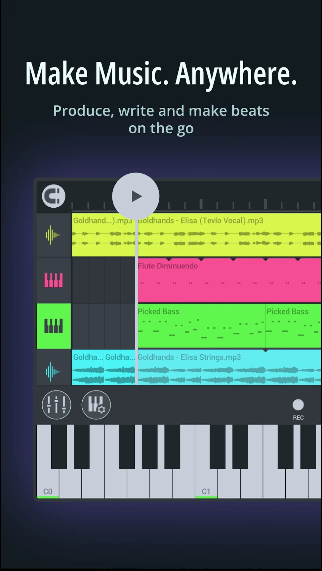 FL Studio Mobile مهكر — لقطة شاشة 1