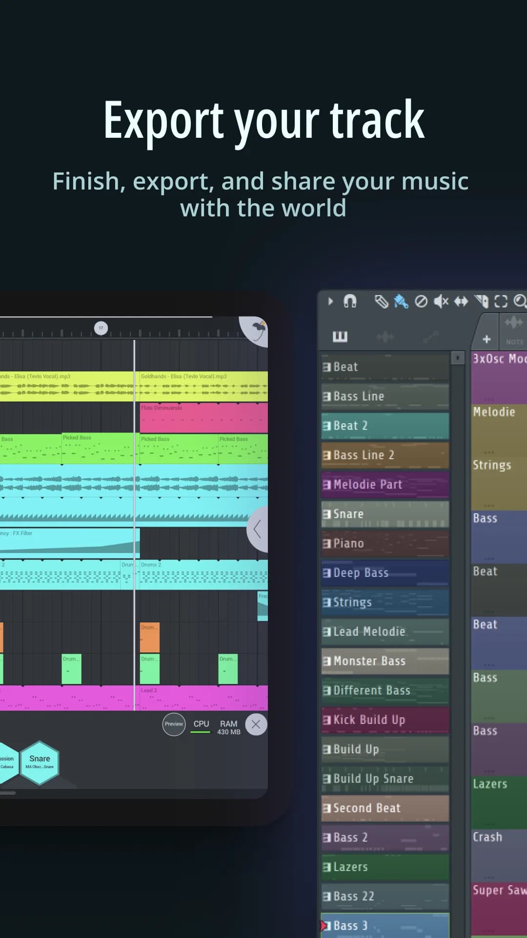 FL Studio Mobile مهكر — لقطة شاشة 5