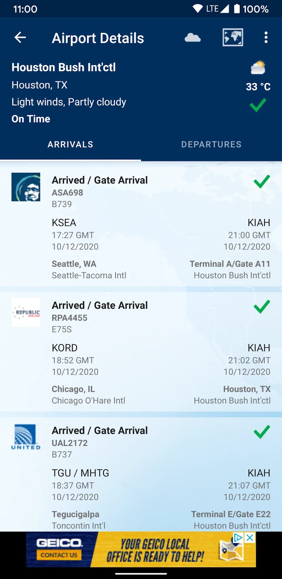 FlightAware مهكر — لقطة شاشة 5