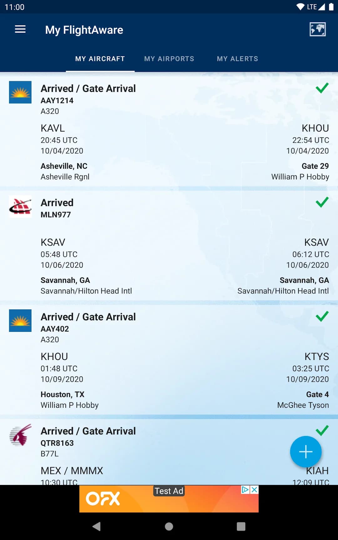 FlightAware مهكر — لقطة شاشة 8