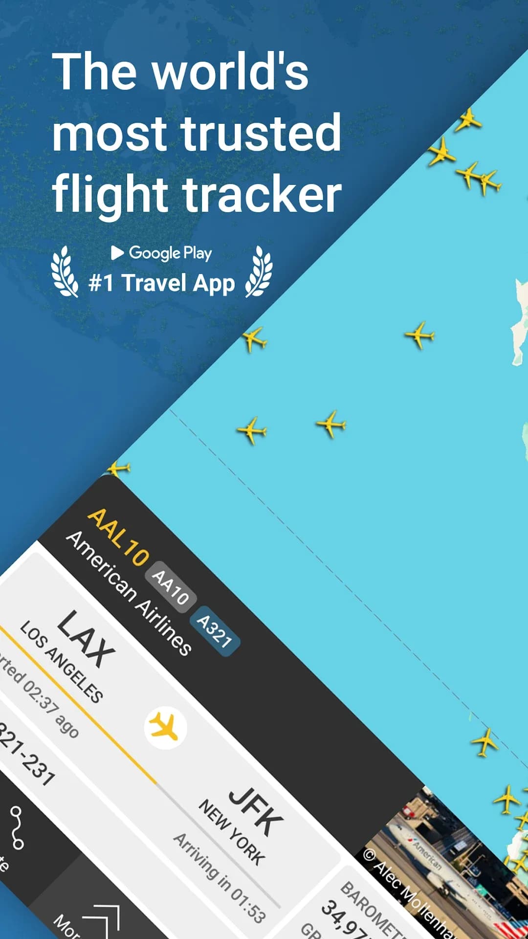 Flightradar24 مهكر — لقطة شاشة 1