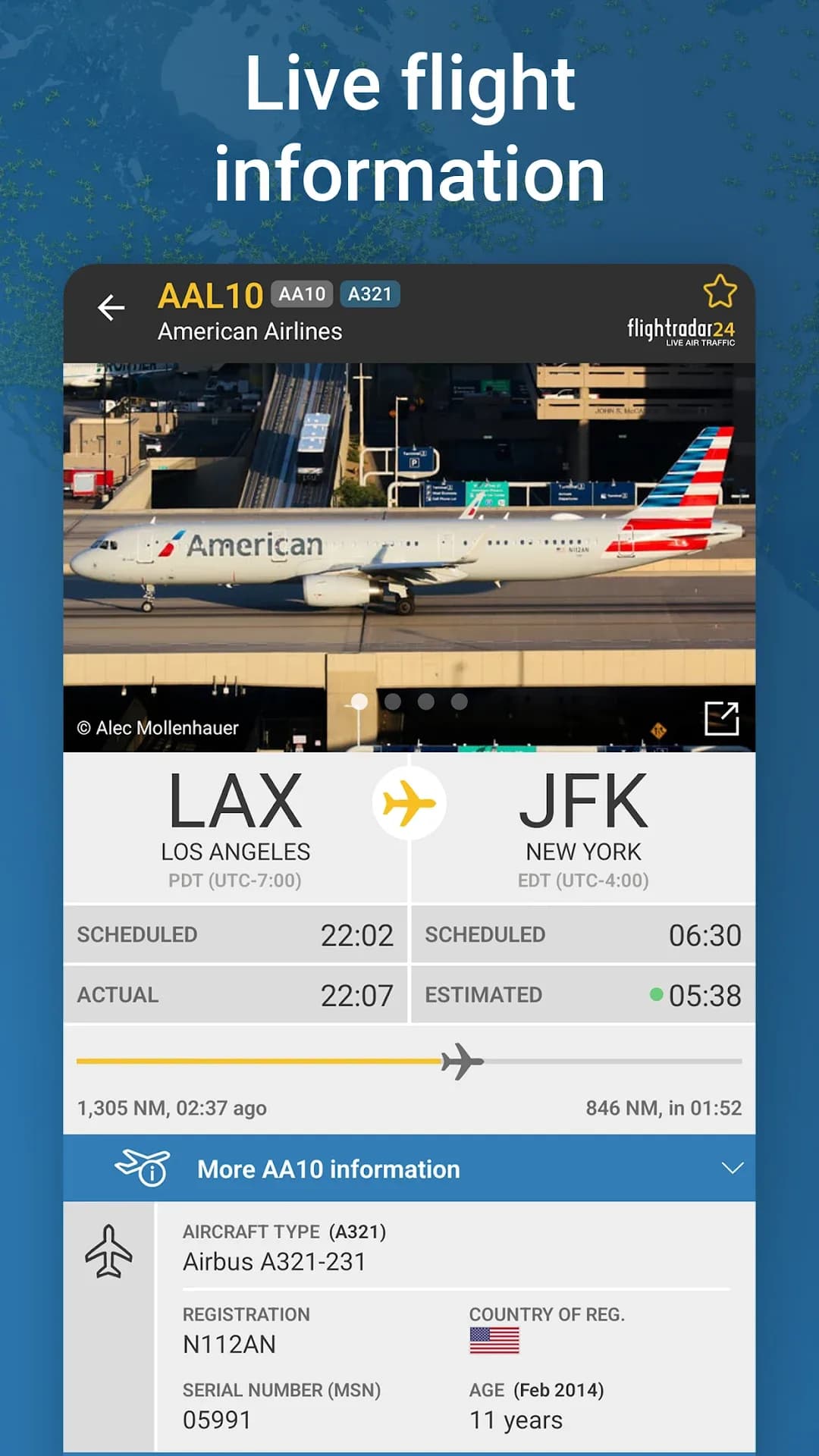 Flightradar24 مهكر — لقطة شاشة 4