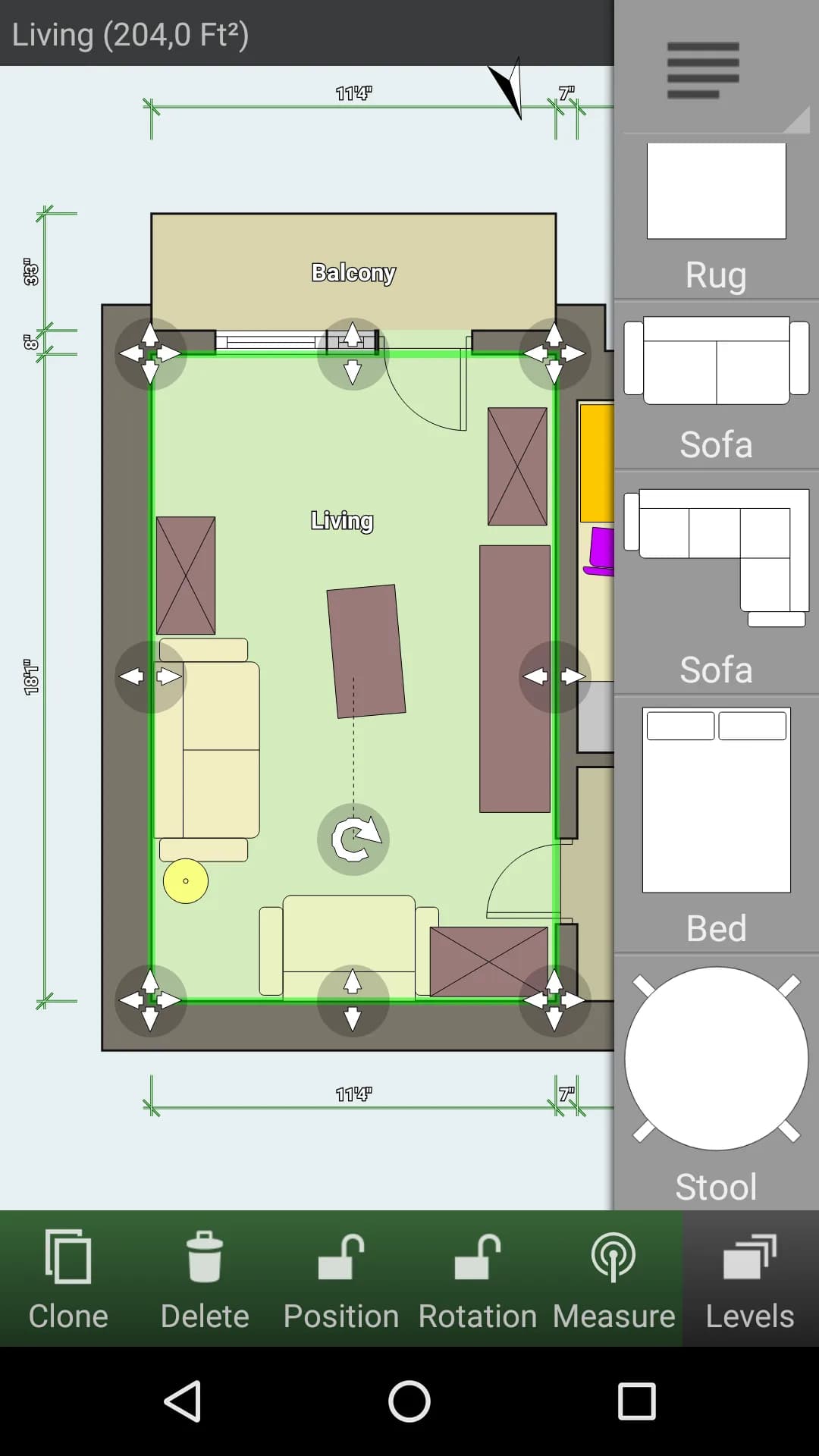 Floorplanner مهكر — لقطة شاشة 2