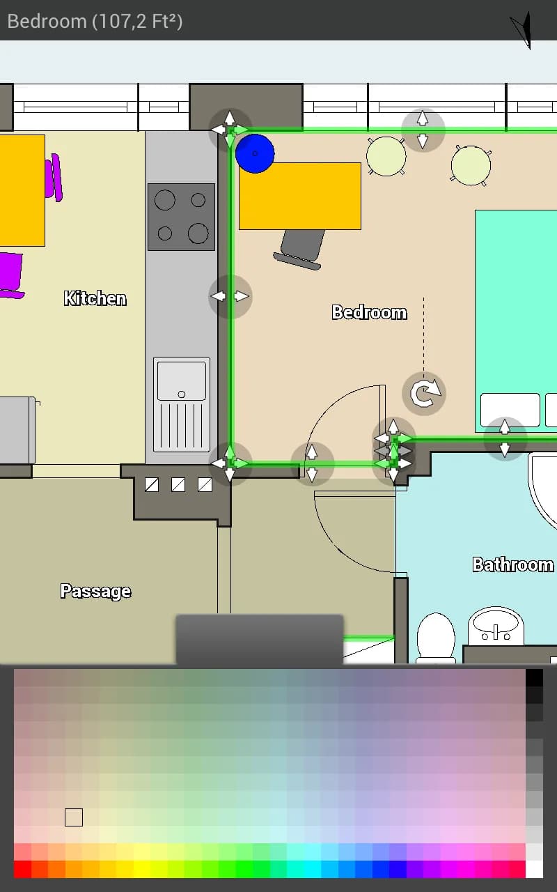 Floorplanner مهكر — لقطة شاشة 5