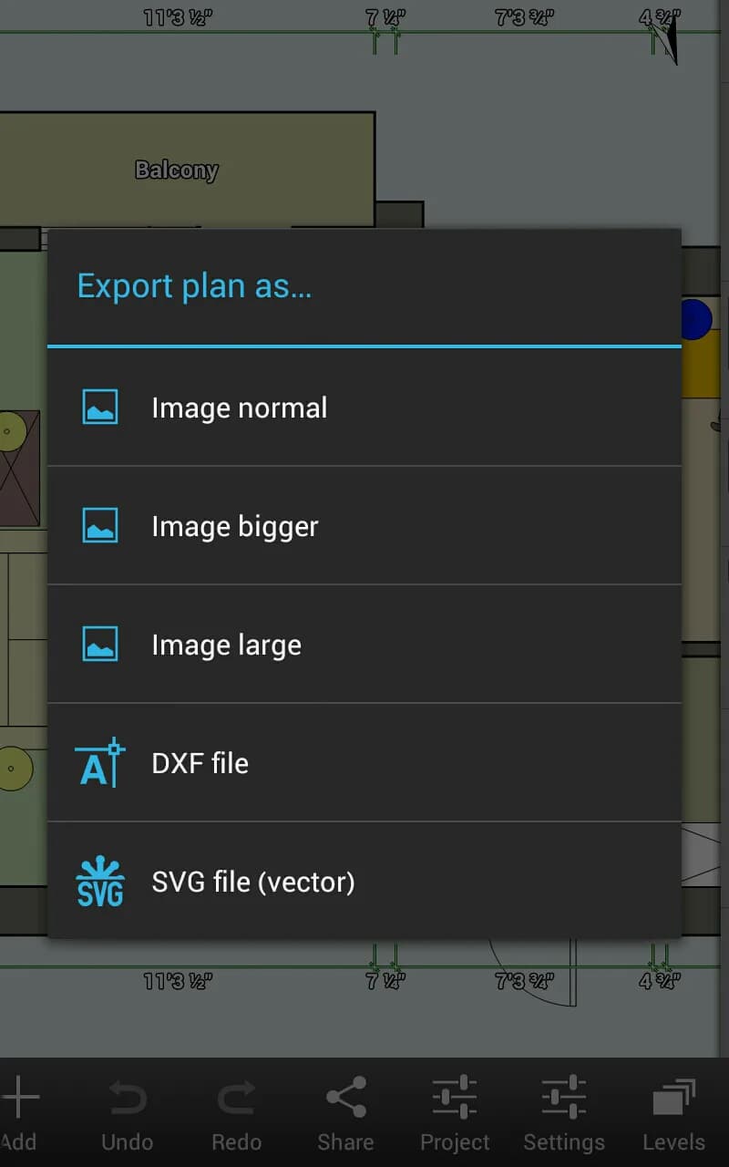 Floorplanner مهكر — لقطة شاشة 8