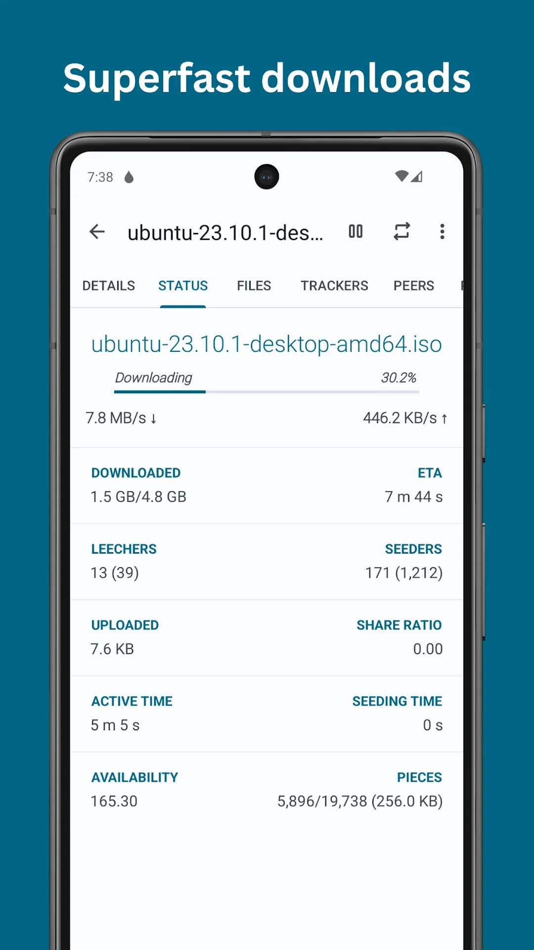 Flud+ Torrent Downloader مهكر — لقطة شاشة 2