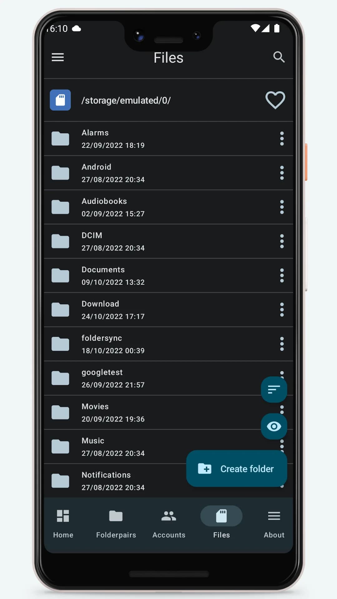 FolderSync Pro مهكر — لقطة شاشة 6