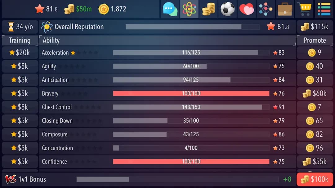 Football Superstar 2 مهكرة — لقطة شاشة 3