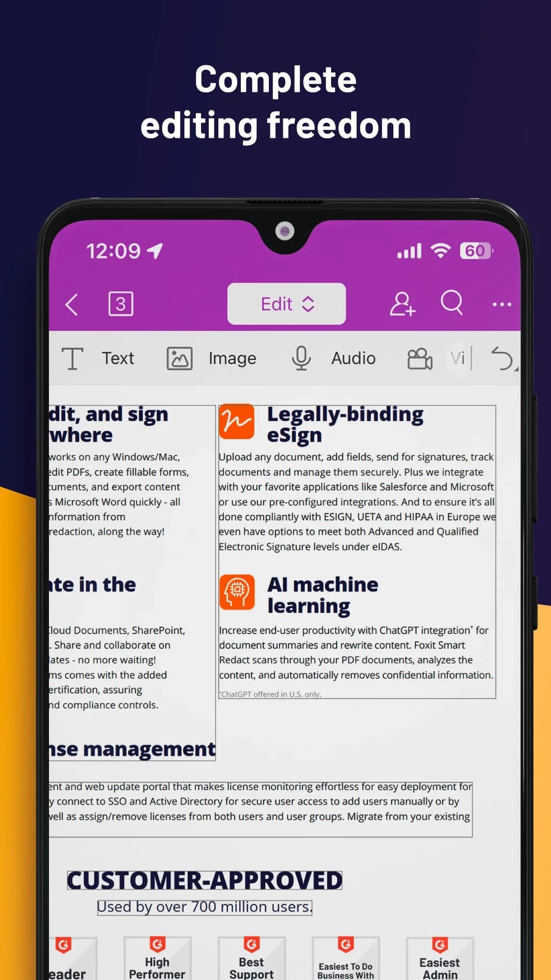 Foxit PDF Editor Premium مهكر — لقطة شاشة 4