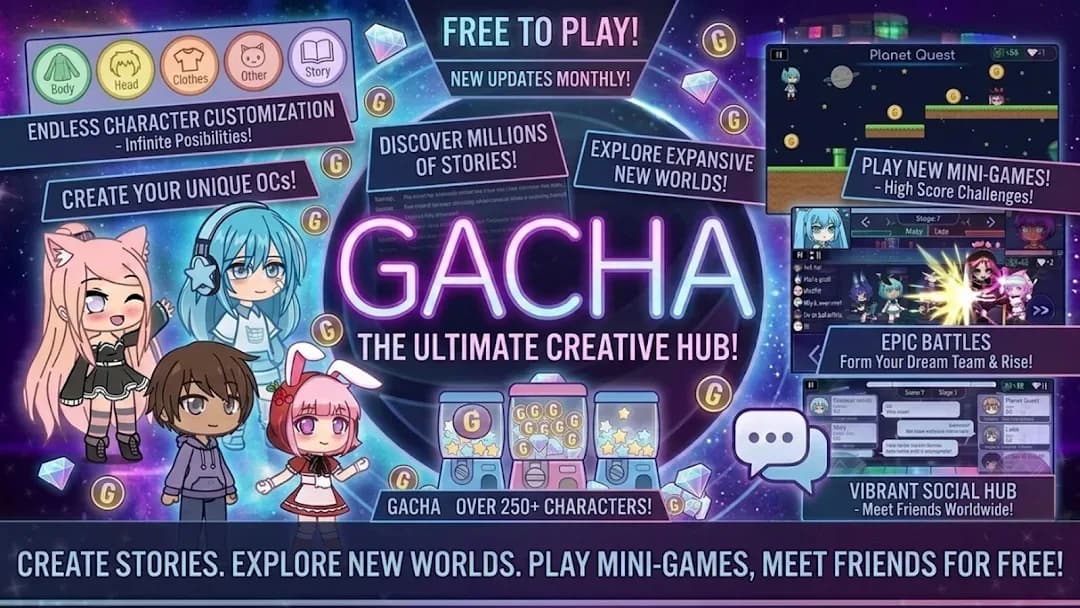 Gacha Nebula مهكرة — لقطة شاشة 4