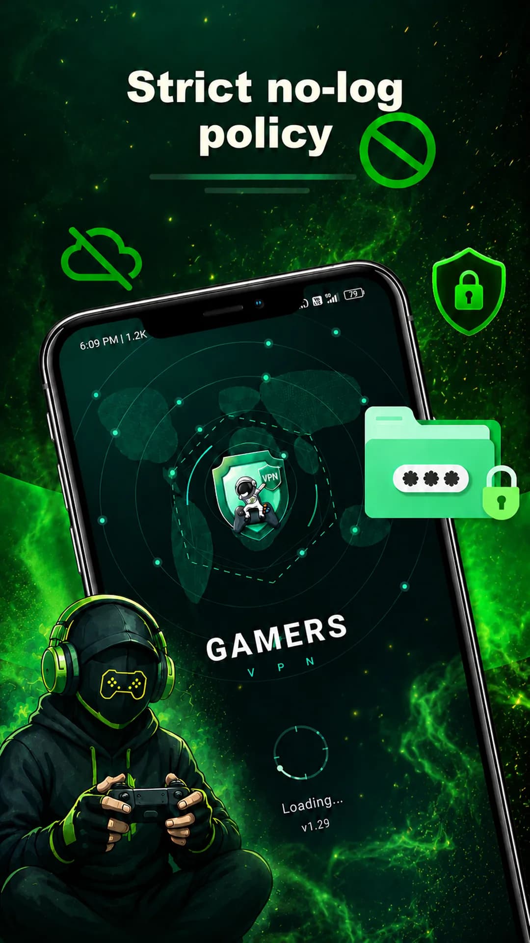Gamers Vpn مهكر — لقطة شاشة 2