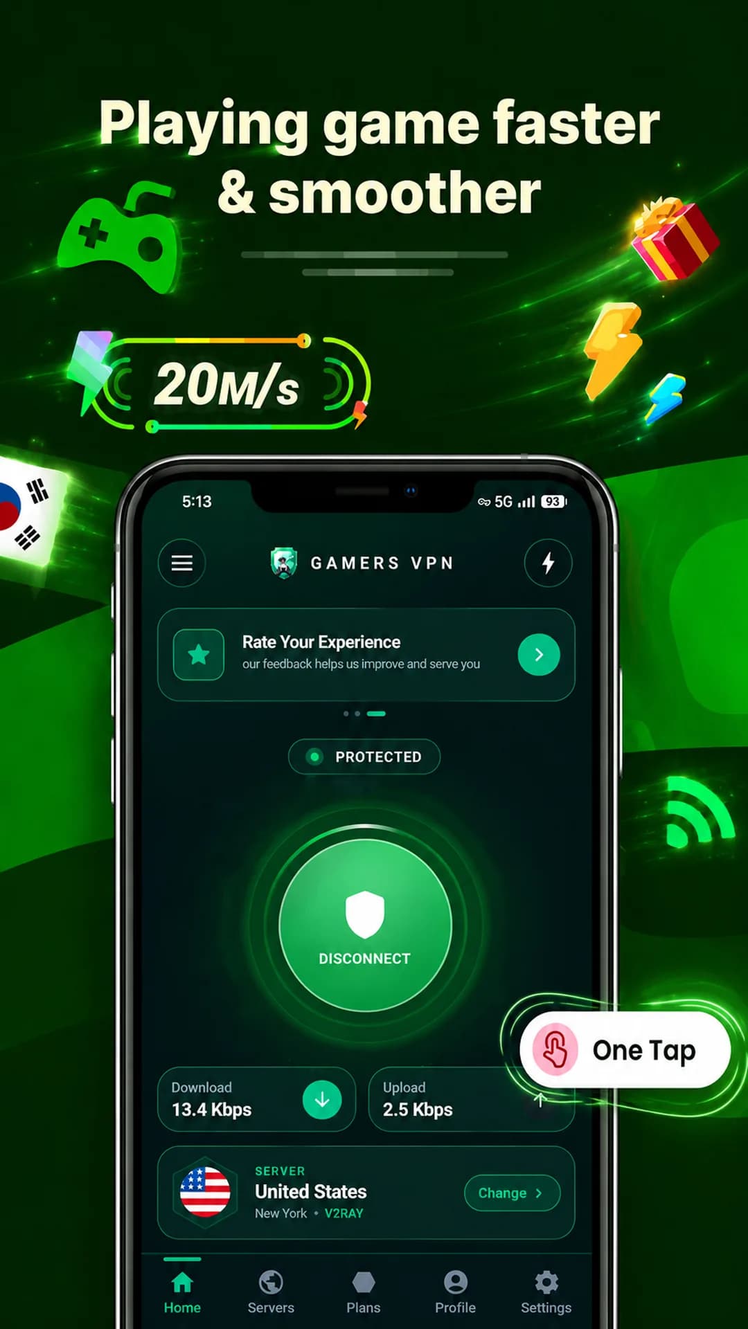 Gamers Vpn مهكر — لقطة شاشة 5