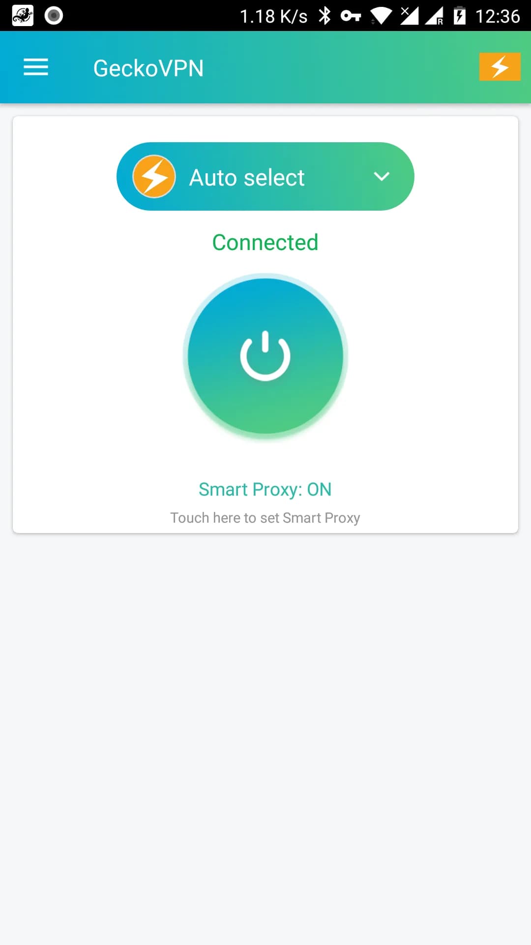 GeckoVpn مهكر — لقطة شاشة 3