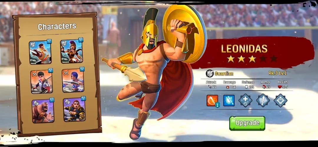 Gladiator Heroes مهكرة — لقطة شاشة 7