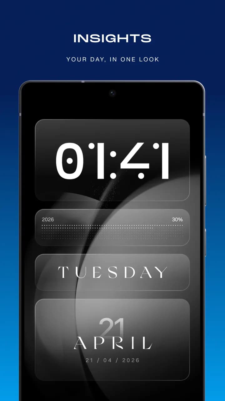 Glassify Widgets مهكر — لقطة شاشة 5