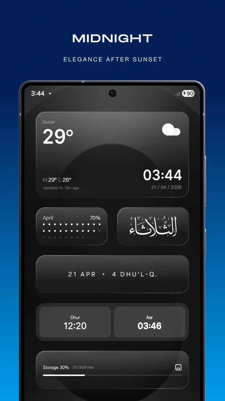 Glassify Widgets مهكر — لقطة شاشة 6