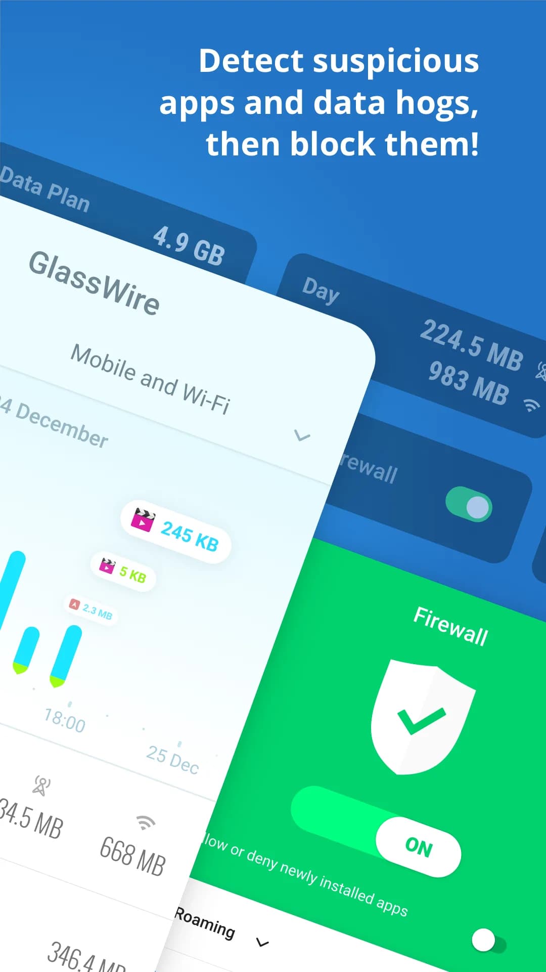 GlassWire مهكر — لقطة شاشة 2
