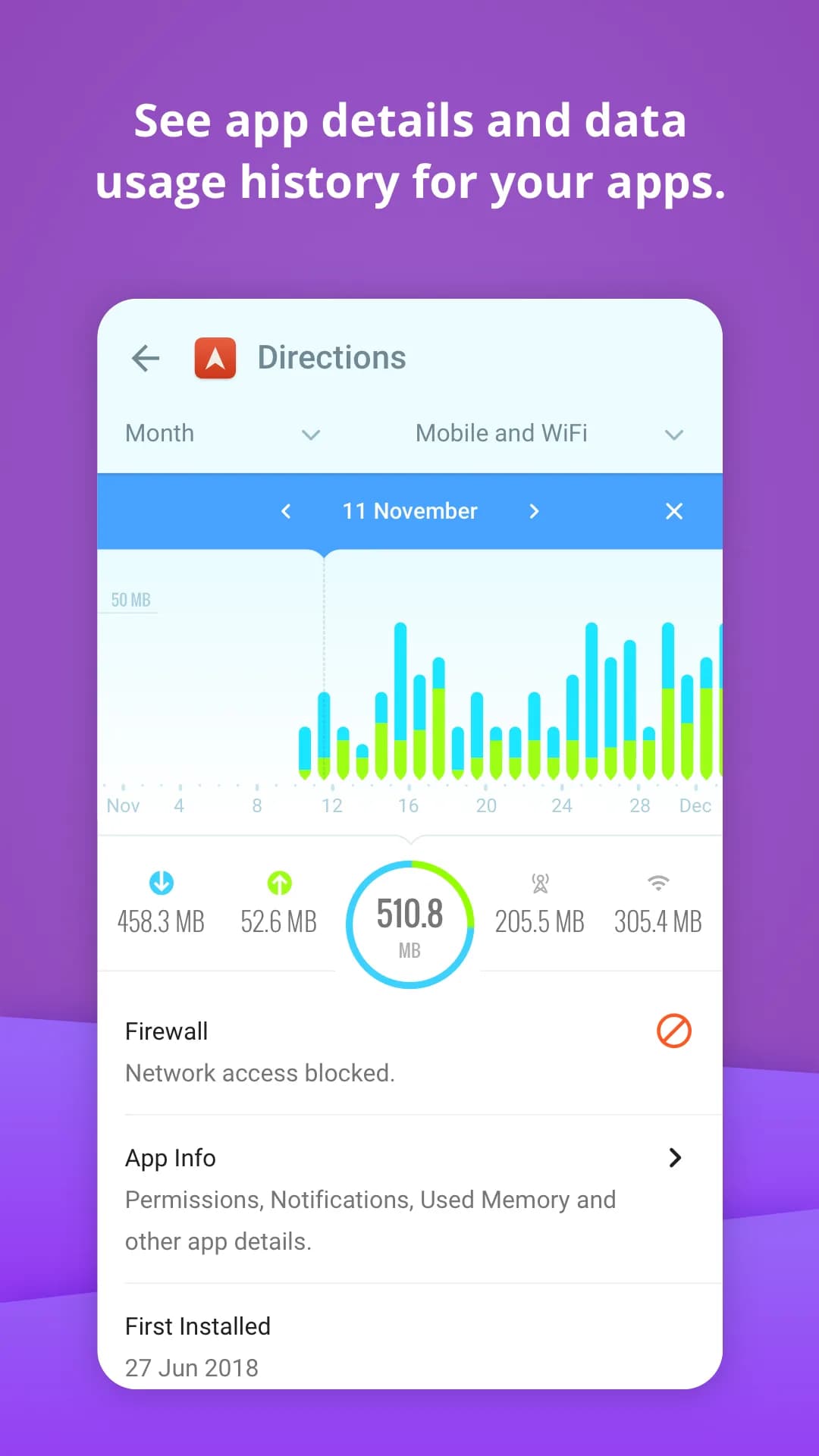 GlassWire مهكر — لقطة شاشة 7