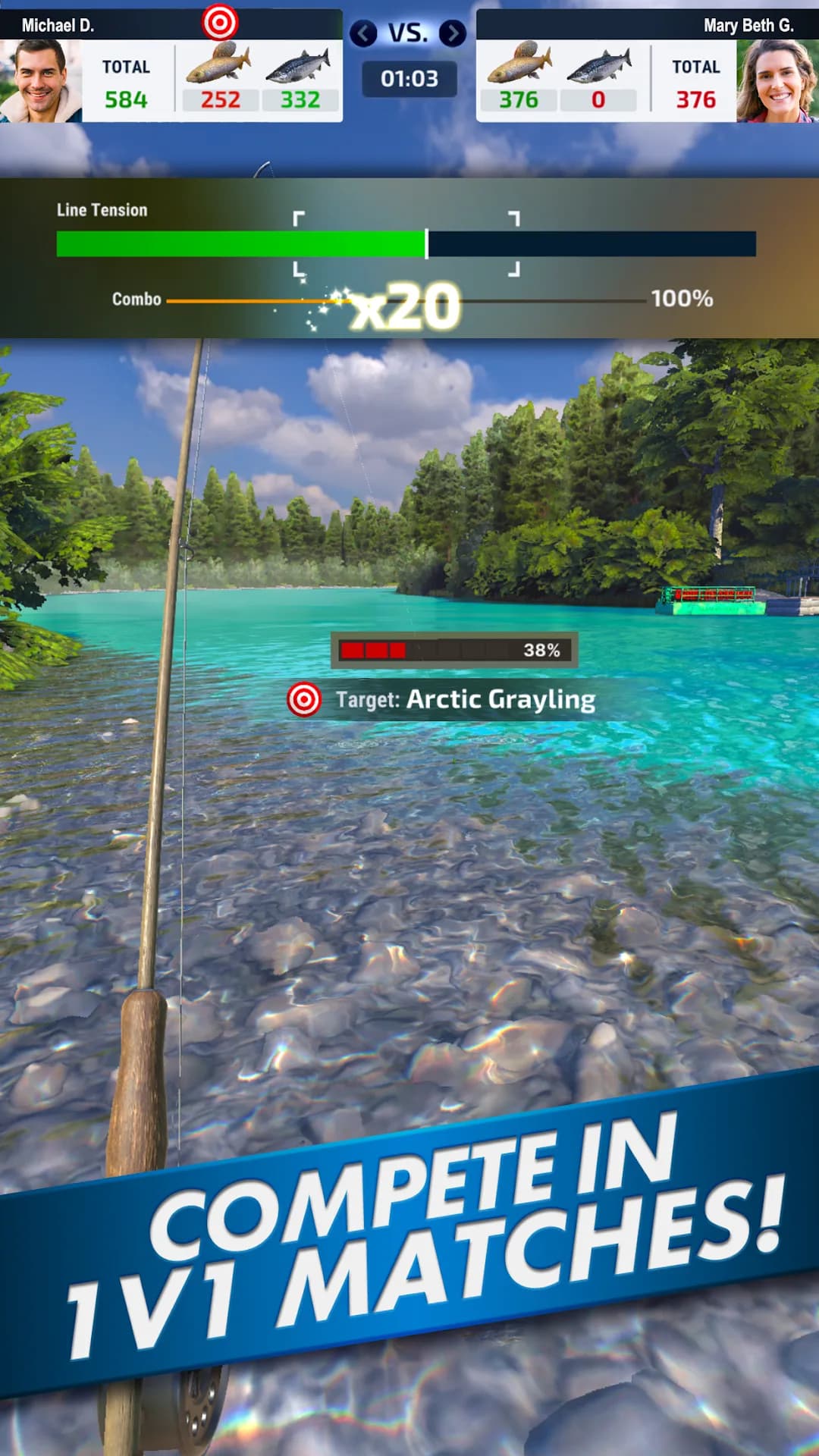 Go Fishing! Fish Game مهكر — لقطة شاشة 4