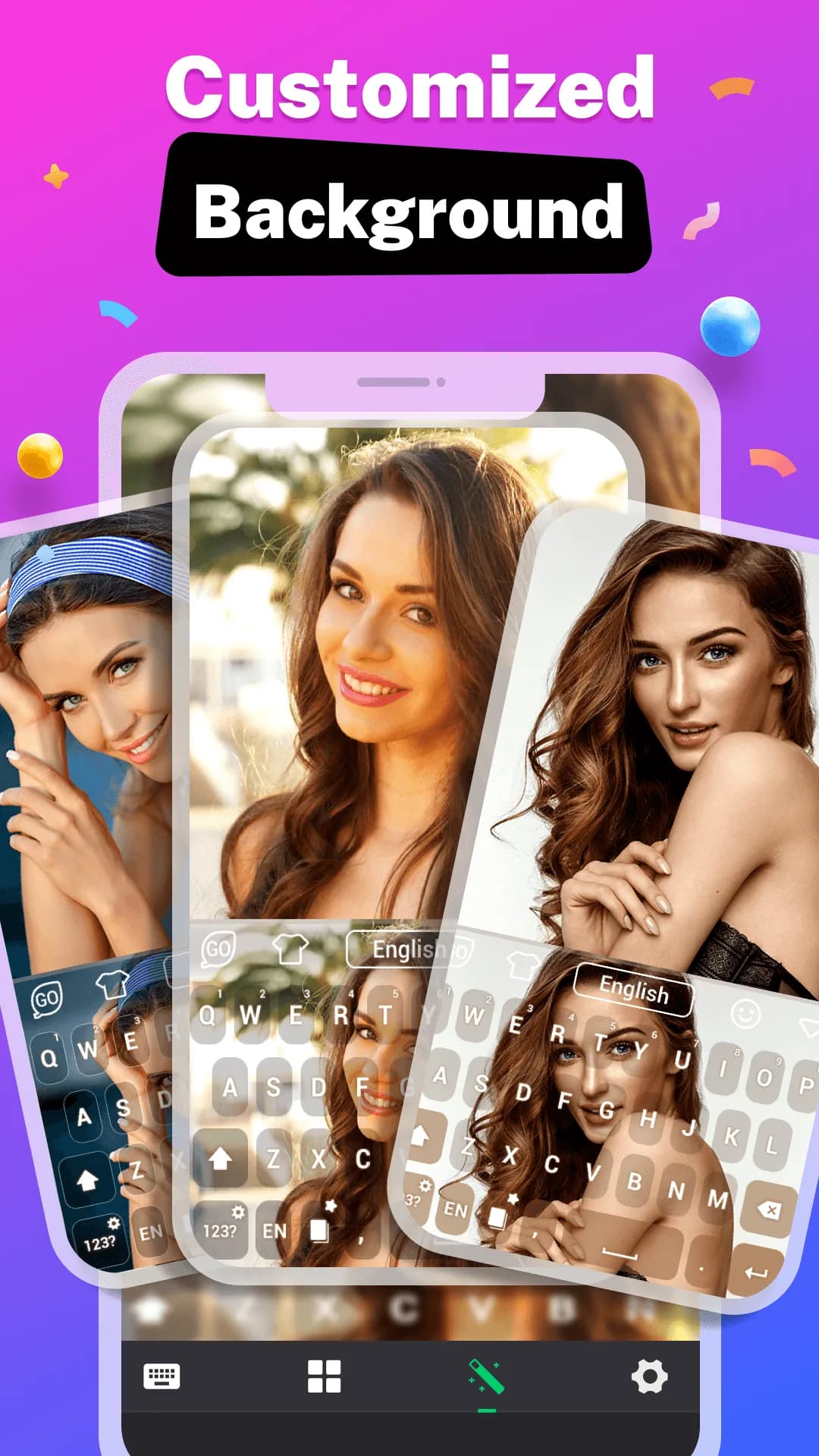 GO Keyboard مهكر — لقطة شاشة 2