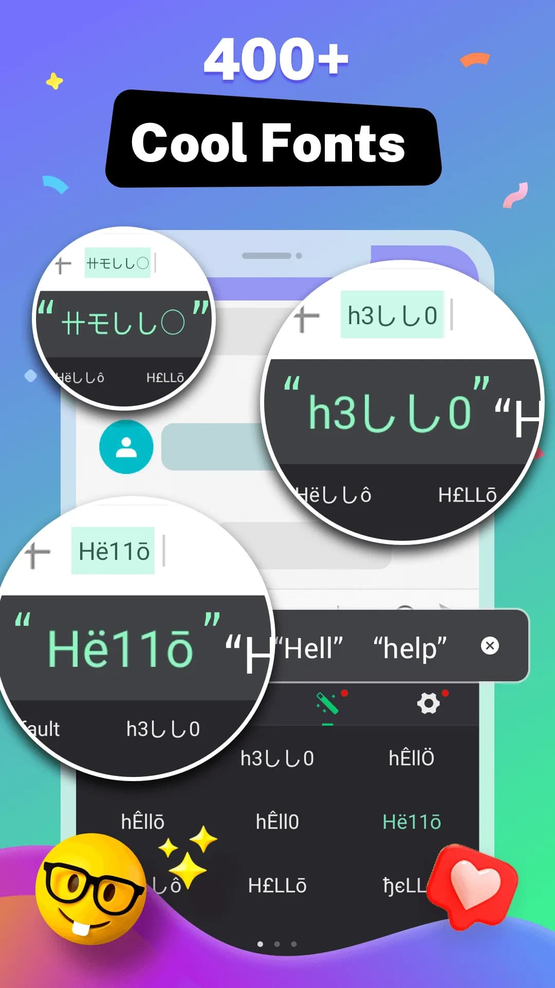 GO Keyboard مهكر — لقطة شاشة 3