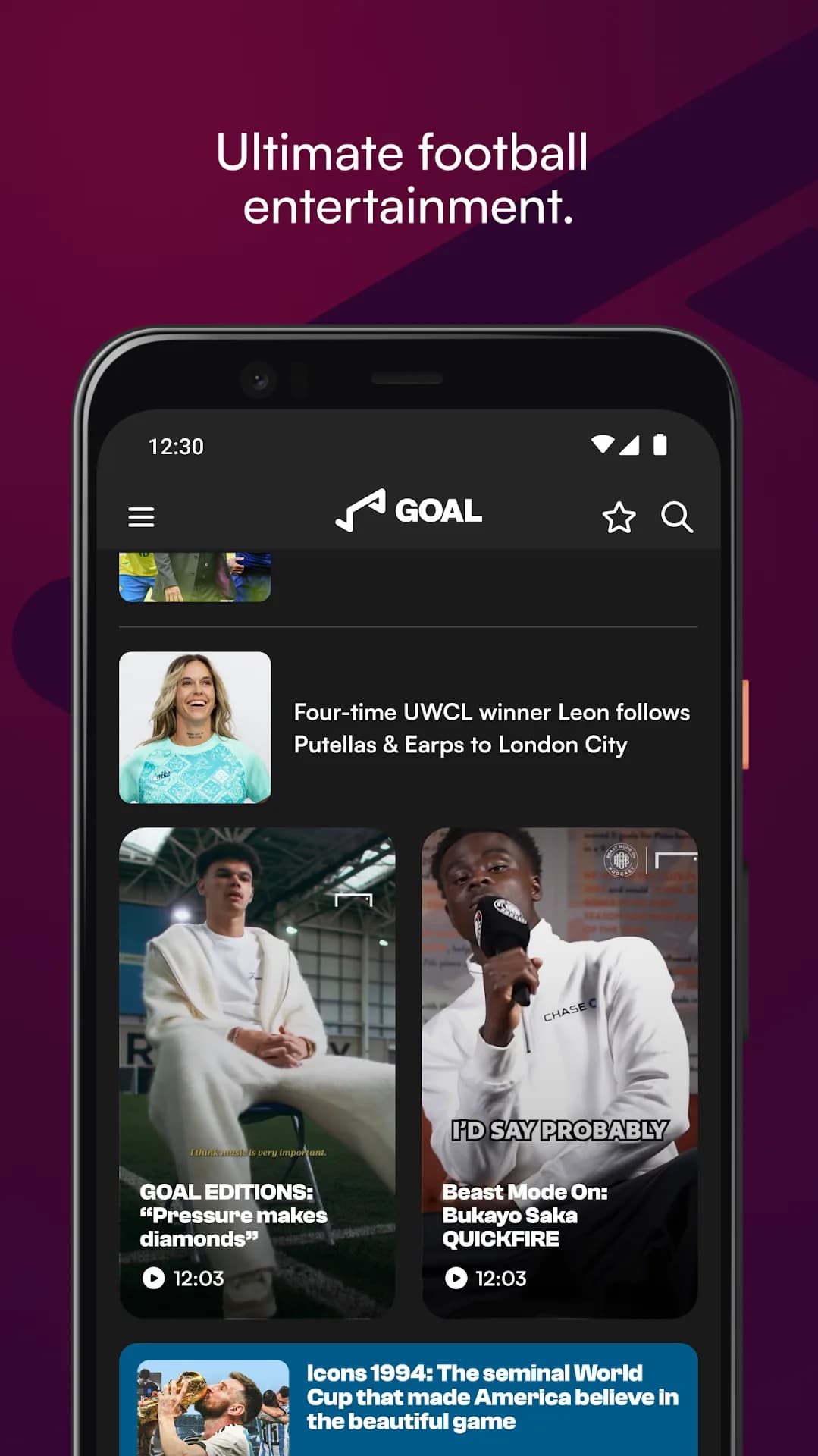 Goal مهكر — لقطة شاشة 1