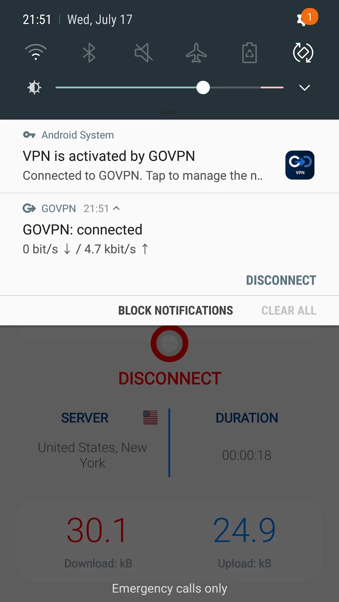 GOVPN مهكر — لقطة شاشة 8