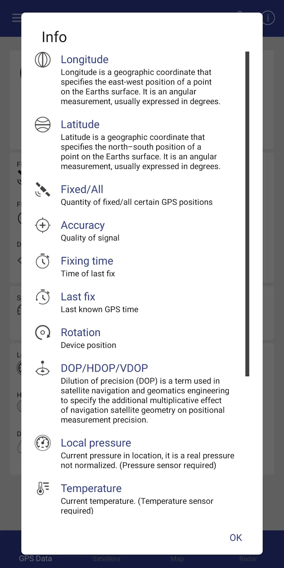 GPS Data مهكر — لقطة شاشة 7