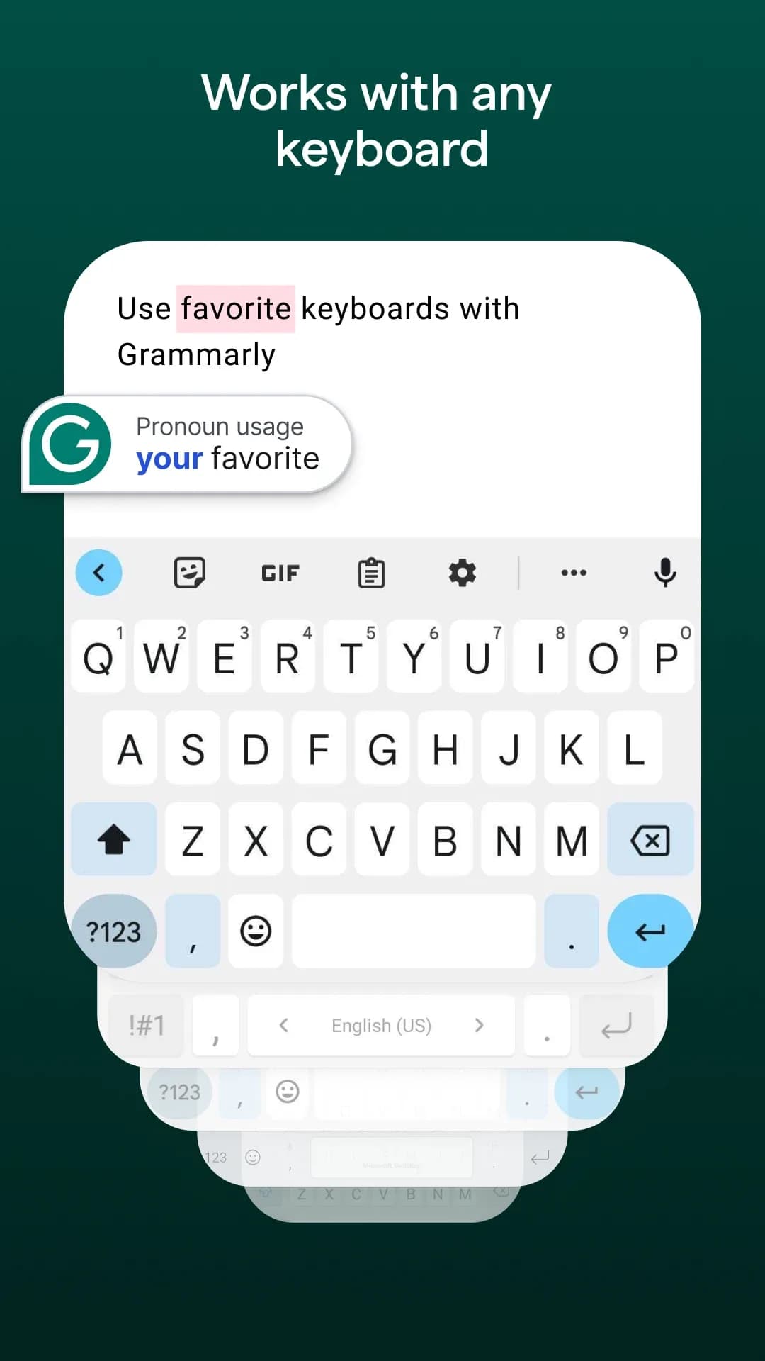 Grammarly Keyboard مهكر — لقطة شاشة 4