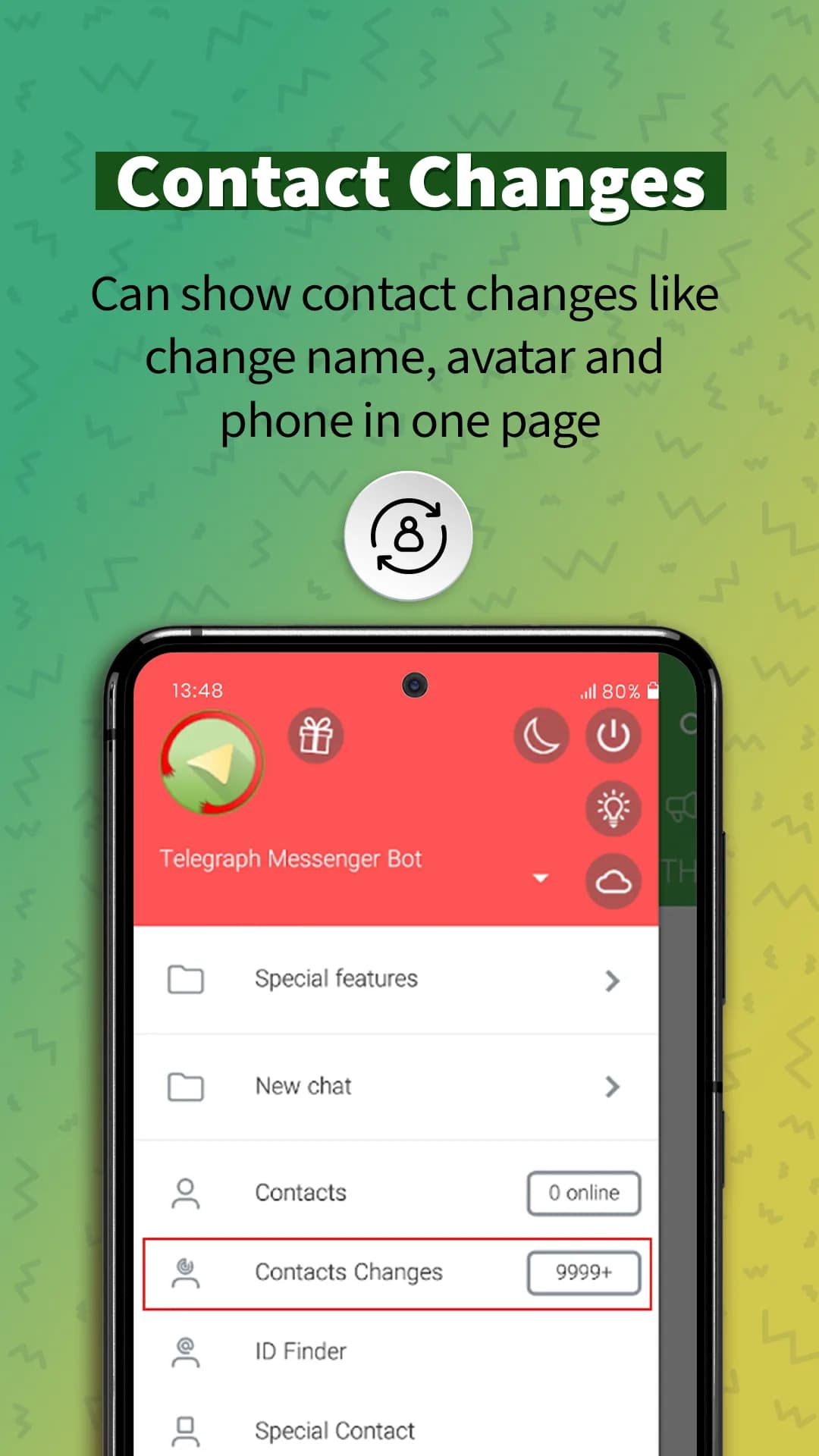 Graph Messenger مهكر — لقطة شاشة 7