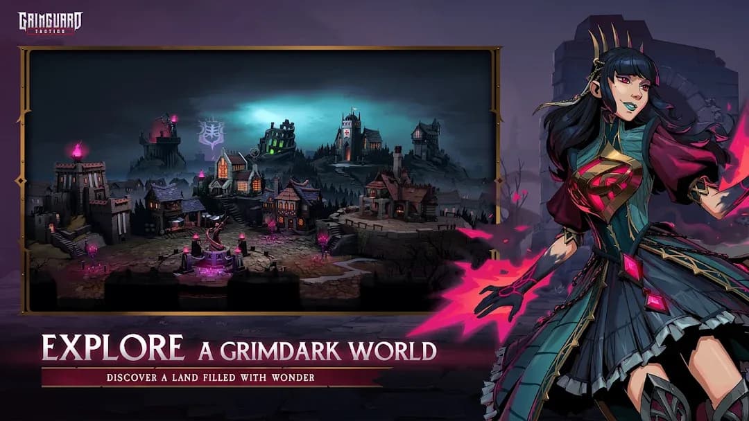 Grimguard Tactics مهكرة — لقطة شاشة 2
