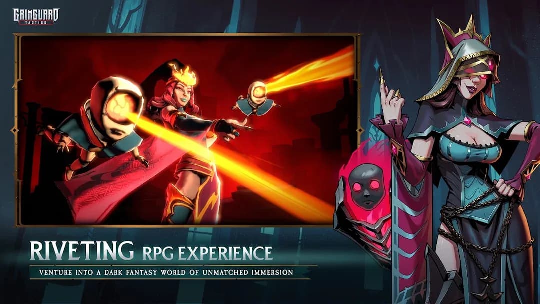 Grimguard Tactics مهكرة — لقطة شاشة 4