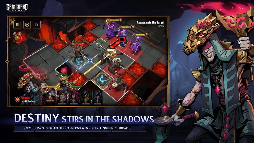 Grimguard Tactics مهكرة — لقطة شاشة 5