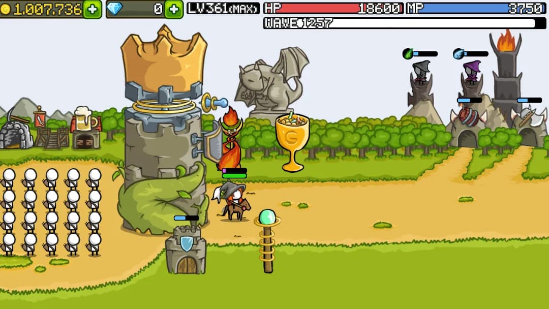 Grow Castle مهكرة — لقطة شاشة 5