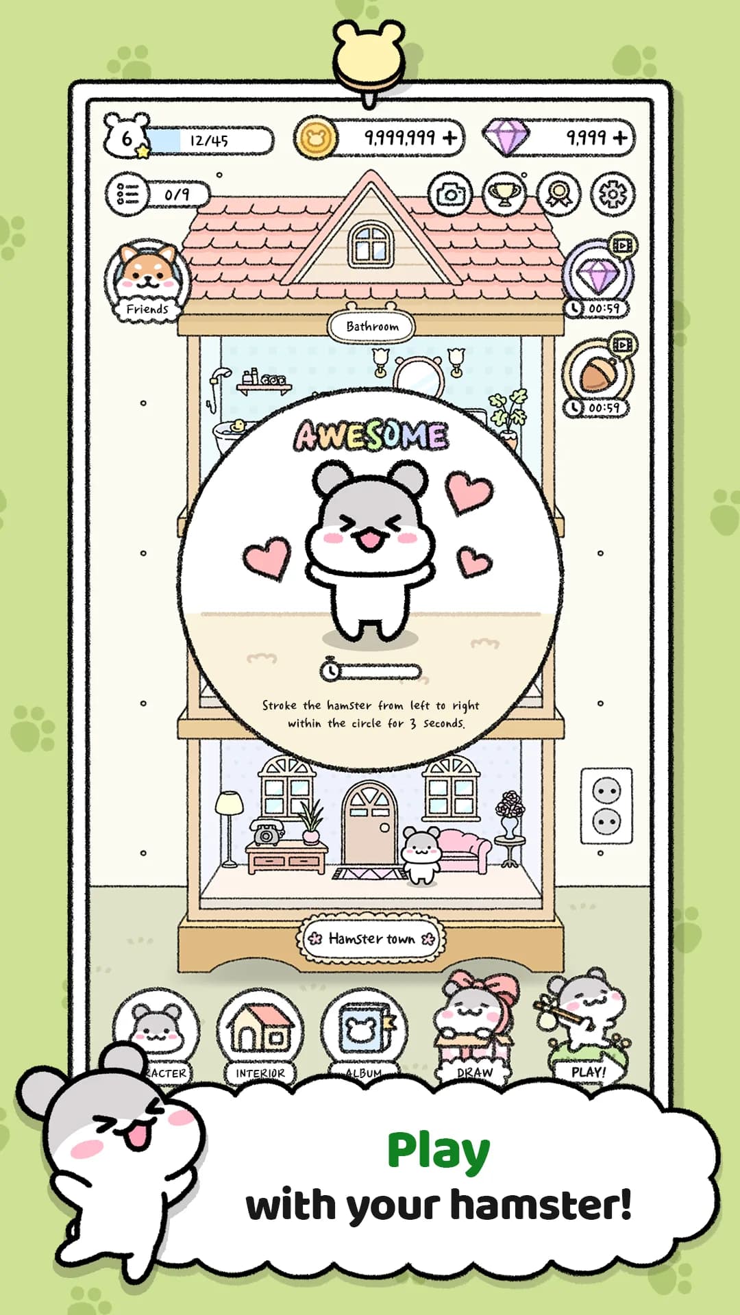 Hamster Town مهكر — لقطة شاشة 3