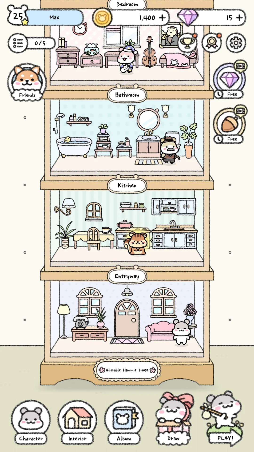 Hamster Town مهكر — لقطة شاشة 5