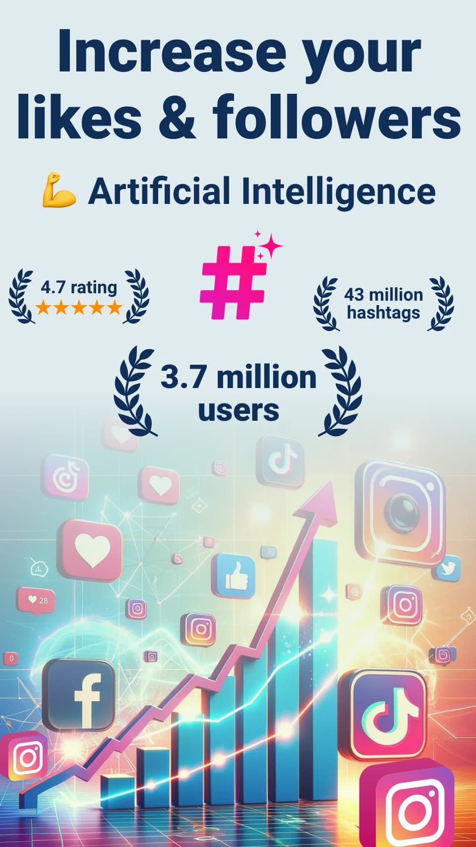 Hashtags AI مهكر — لقطة شاشة 1