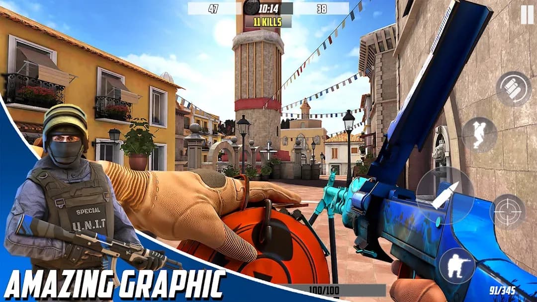 Hazmob FPS مهكرة — لقطة شاشة 4