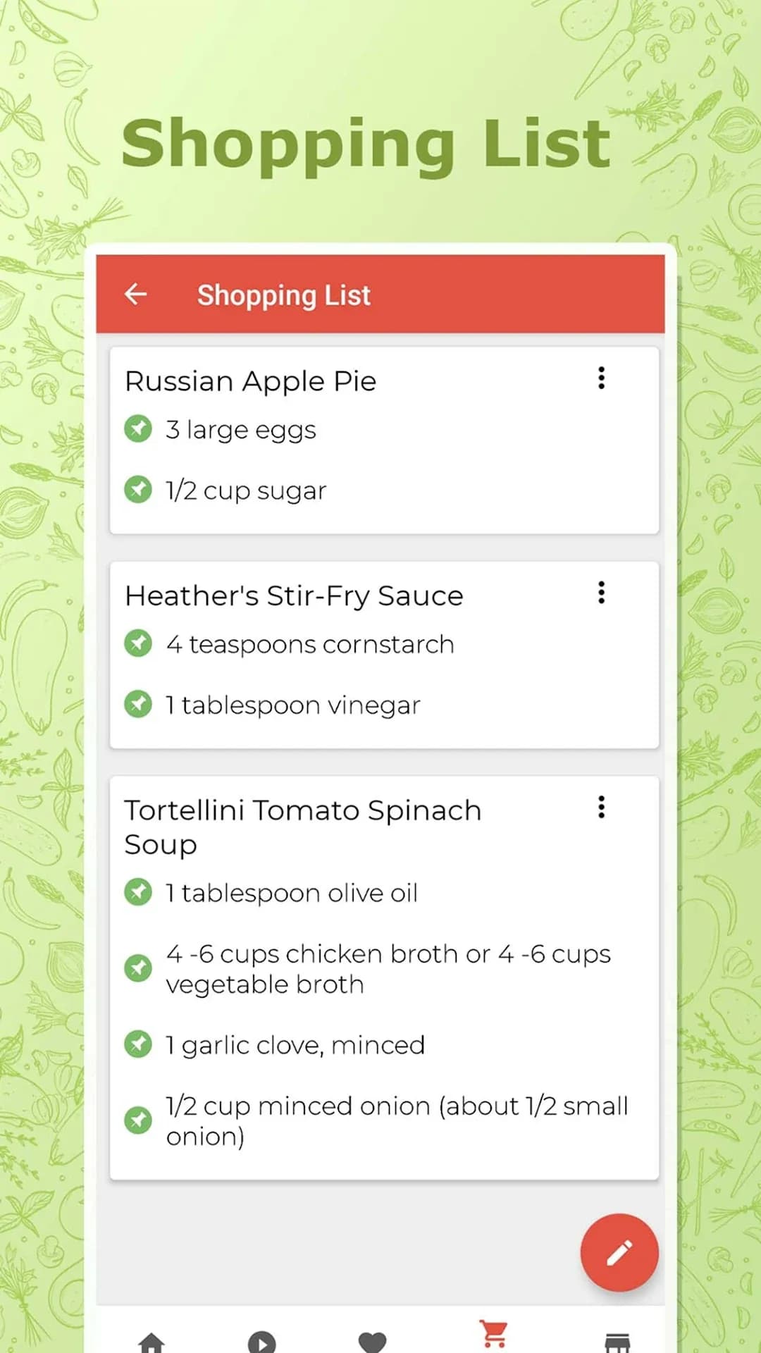 Healthy Recipes مهكر — لقطة شاشة 6