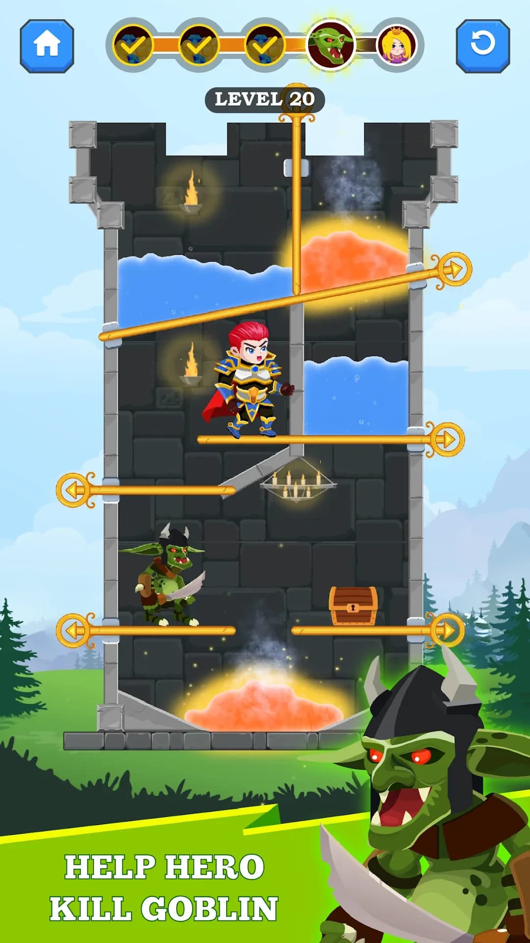 Hero Rescue مهكر — لقطة شاشة 2