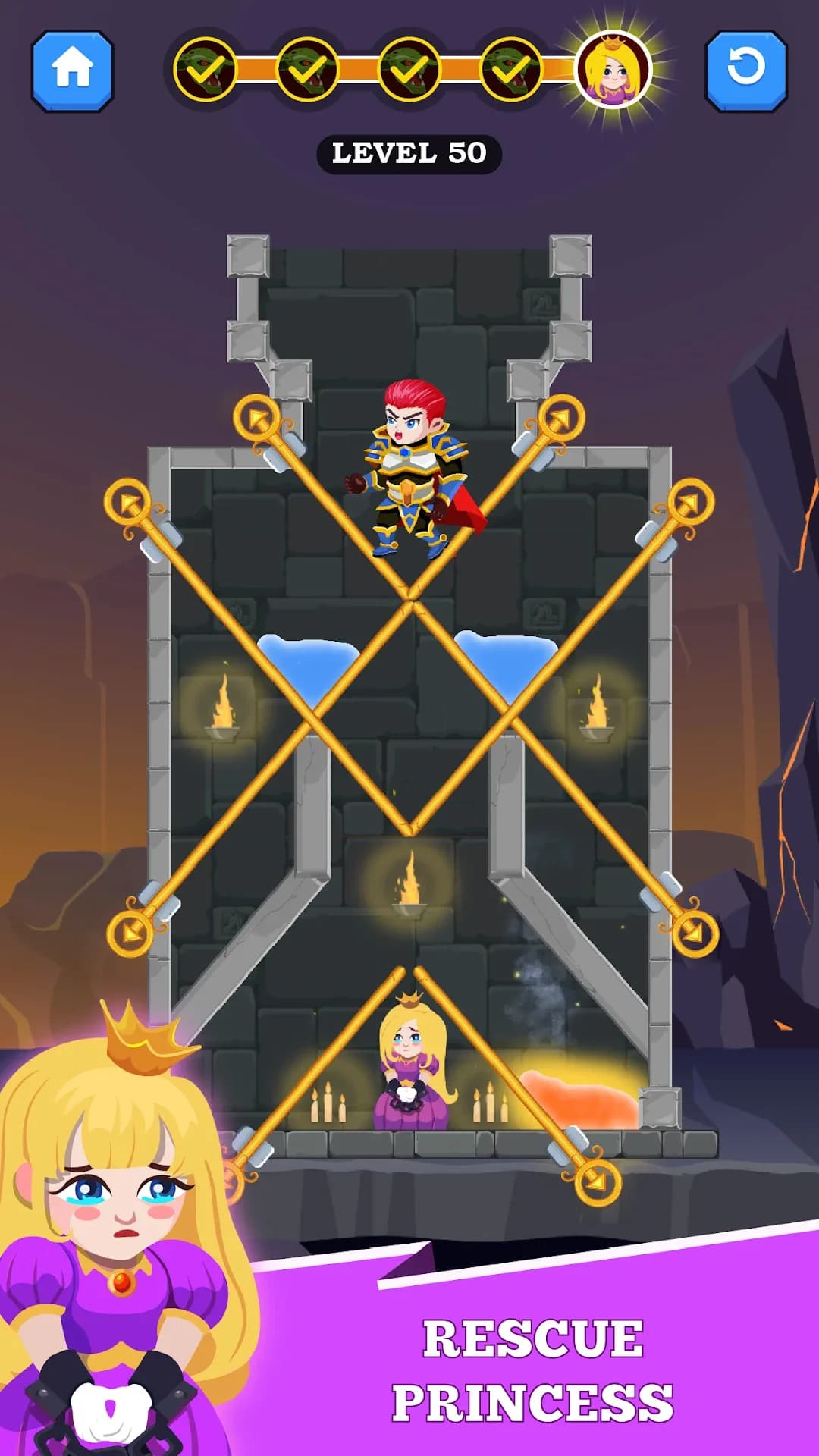 Hero Rescue مهكر — لقطة شاشة 3