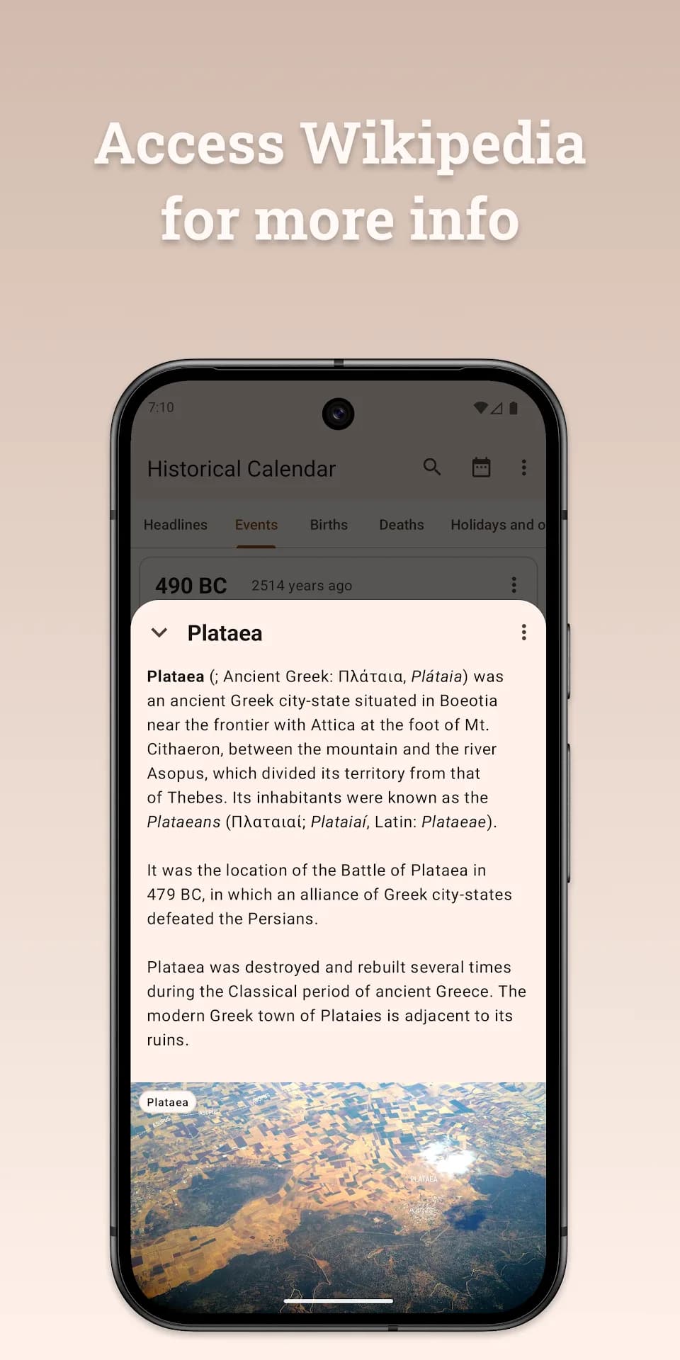 Historical Calendar مهكر — لقطة شاشة 6