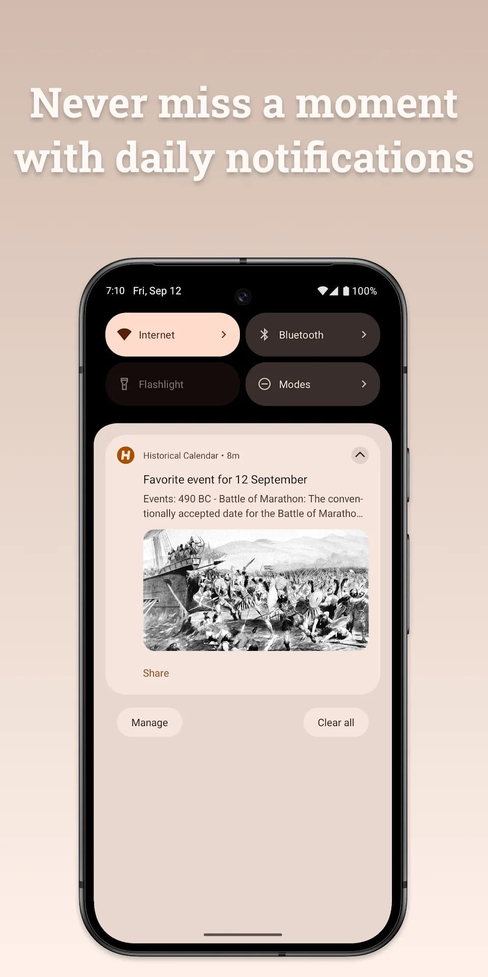 Historical Calendar مهكر — لقطة شاشة 7