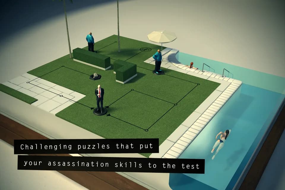 Hitman GO مهكرة — لقطة شاشة 2