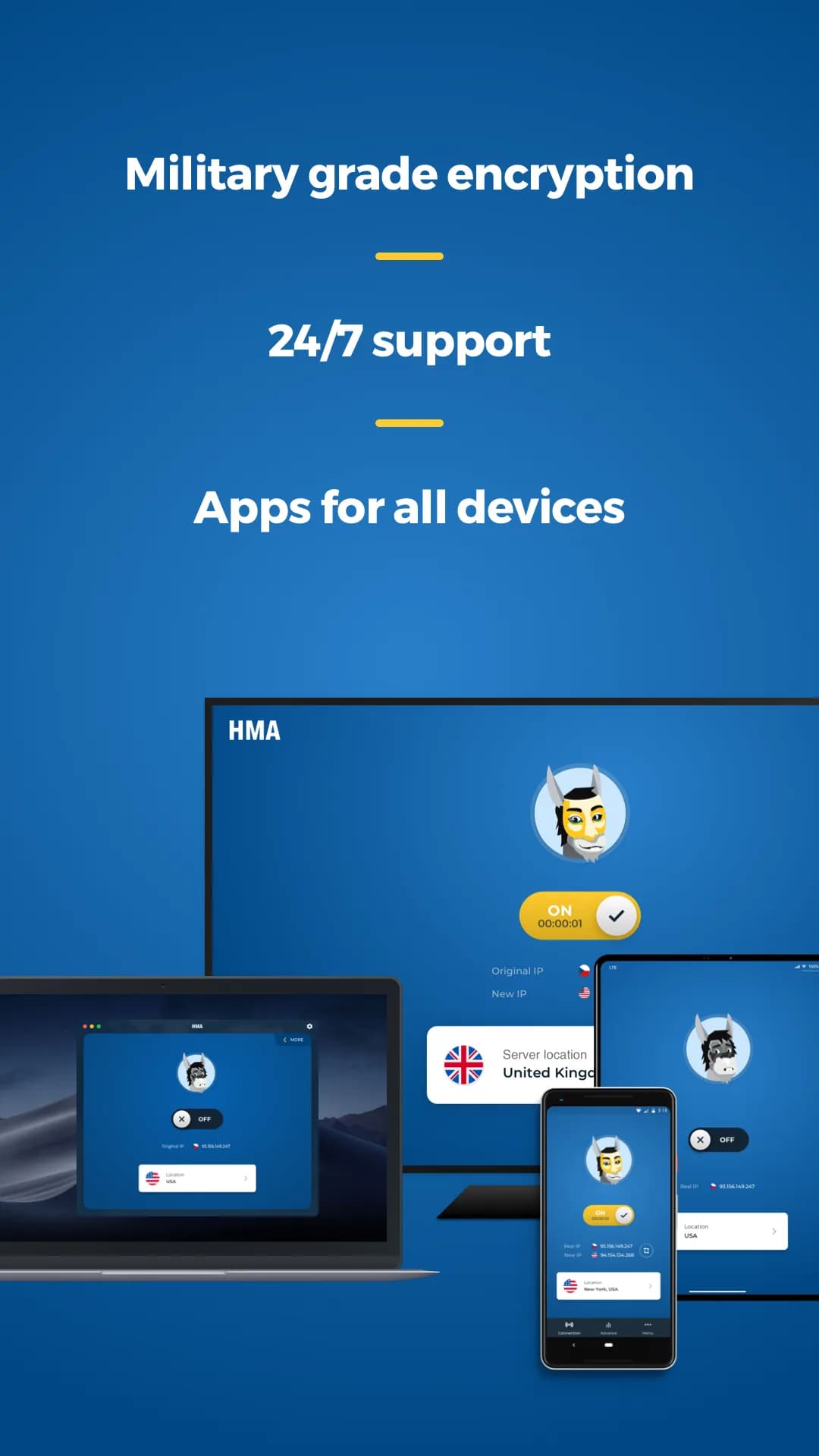 HMA VPN Proxy مهكر — لقطة شاشة 5