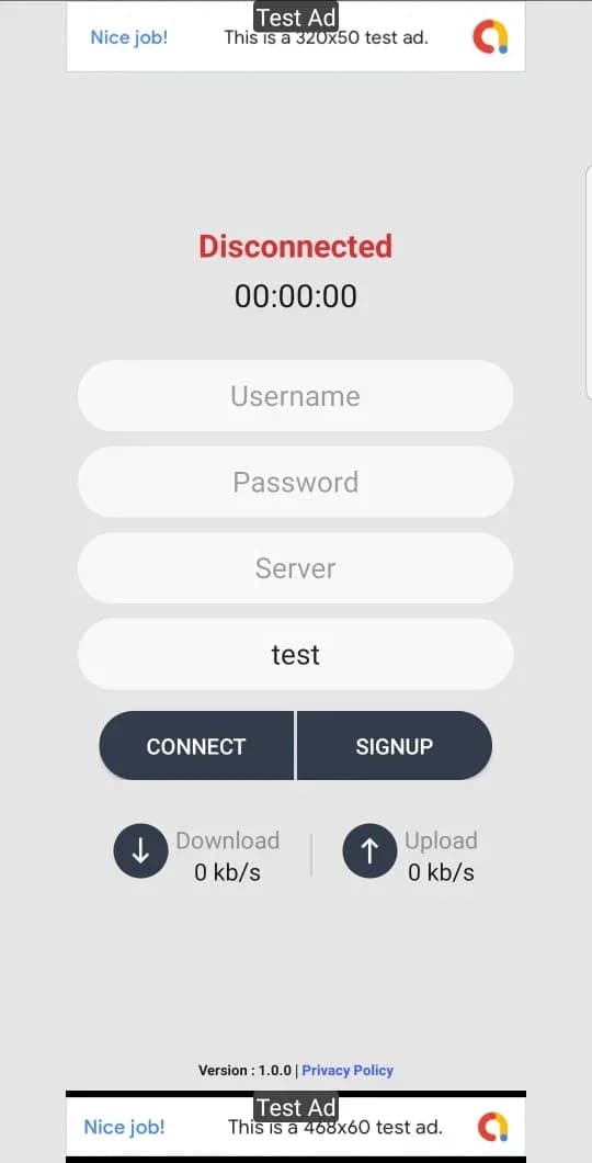 Howdy VPN مهكر — لقطة شاشة 1