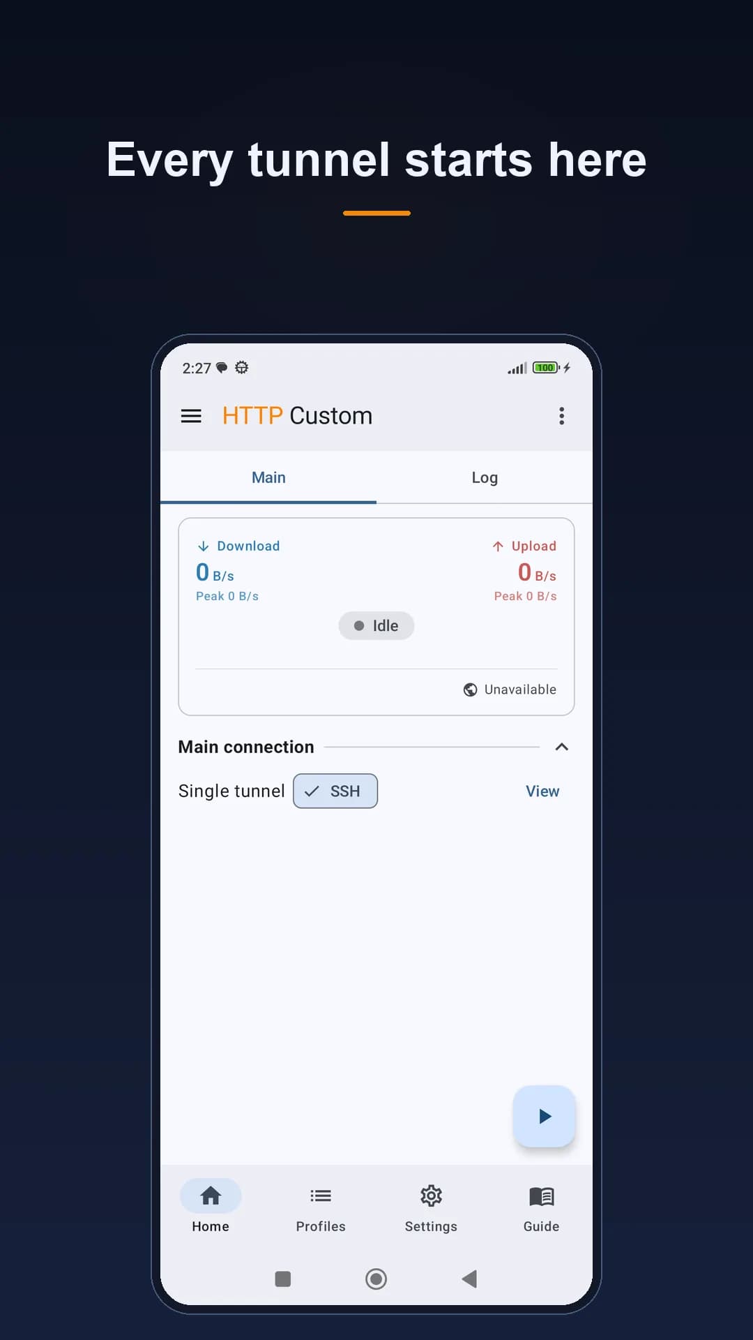 Http Custom مهكر — لقطة شاشة 1
