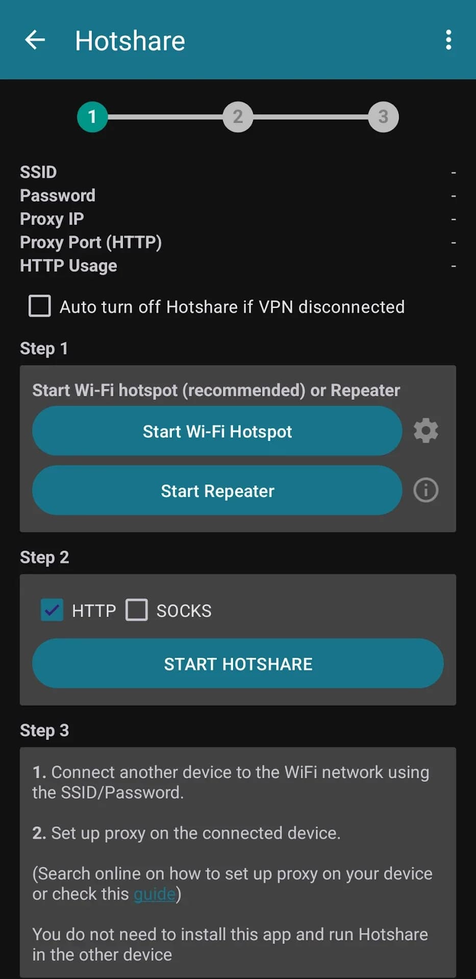 HTTP Injector مهكر — لقطة شاشة 3