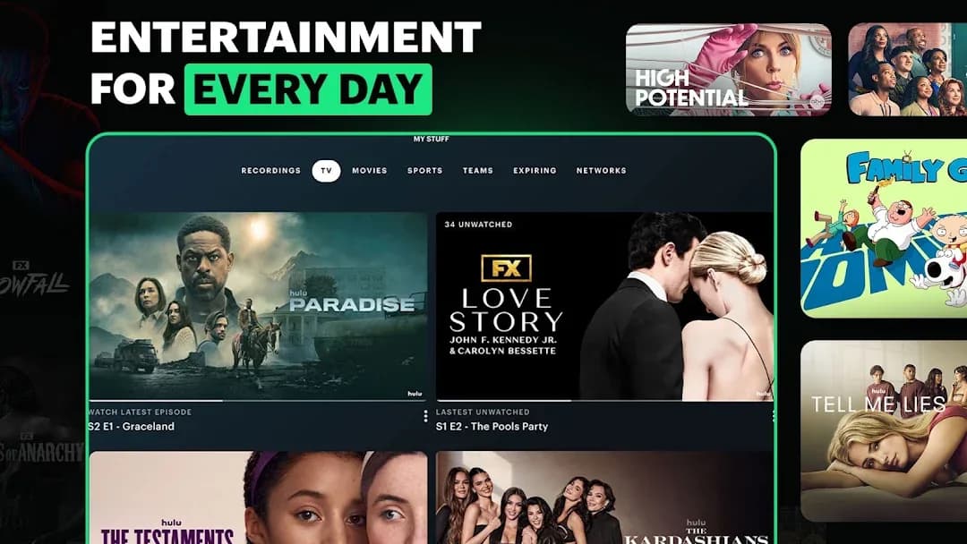 Hulu TV مهكر — لقطة شاشة 6