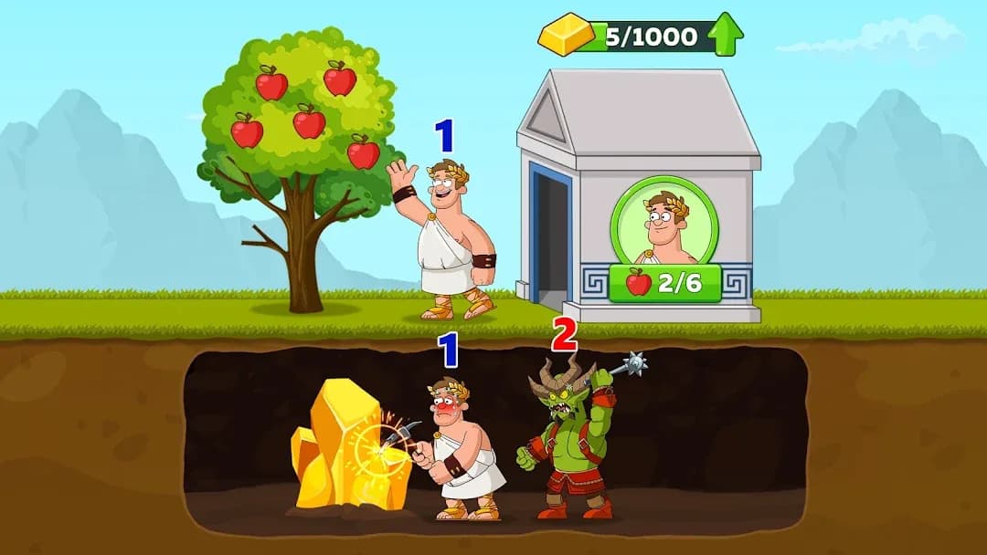 Hustle Castle مهكرة — لقطة شاشة 1